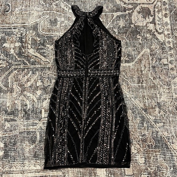 Sequin Black Dress - Picture 5 of 8